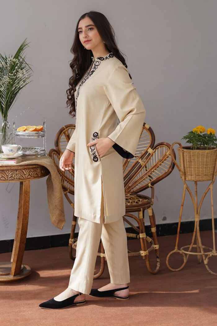 AISLING 3PC Dhanak suit with Pashmina Shawll