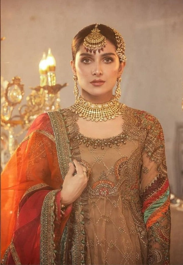 AYEZA KHAN WEAR Brand Name :MARIA B fabric Organza