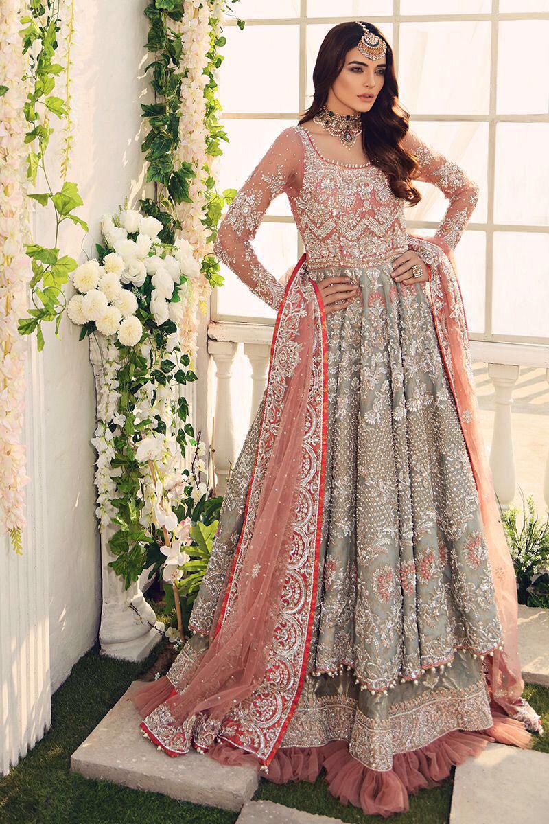 AISHA IMRAN FABRIC NET Full Embroidered With Handwork And Sequins Work