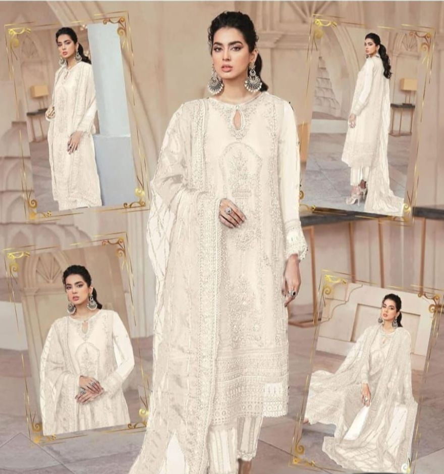 MUSHQ Wedding edition Fabric Net Heavy emb  sequence and Totally handwork Adda work