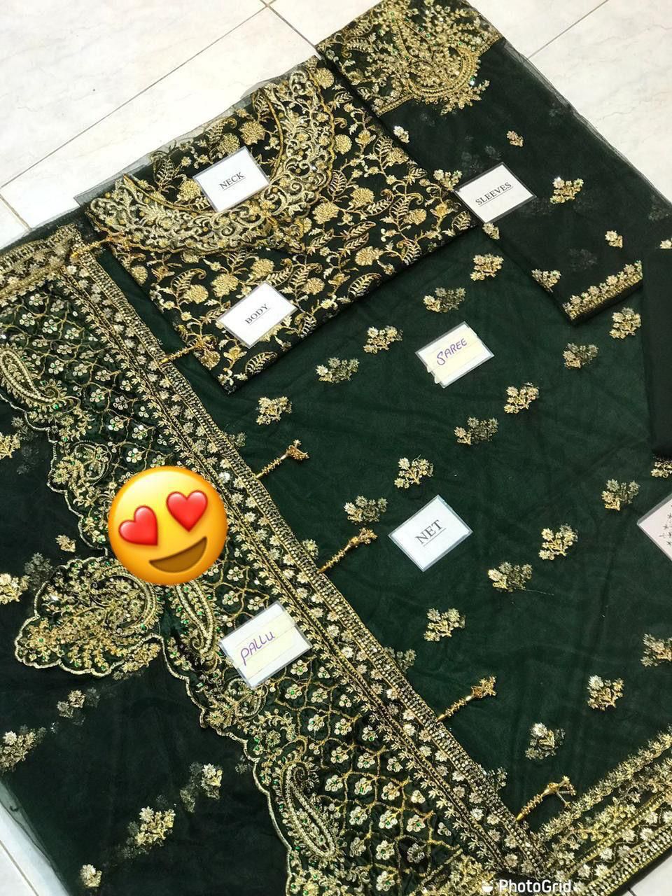 Maria b saree wedding collection