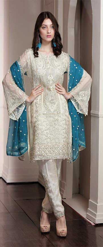 MARYAM & MARIA full chiffon embroidery hand work